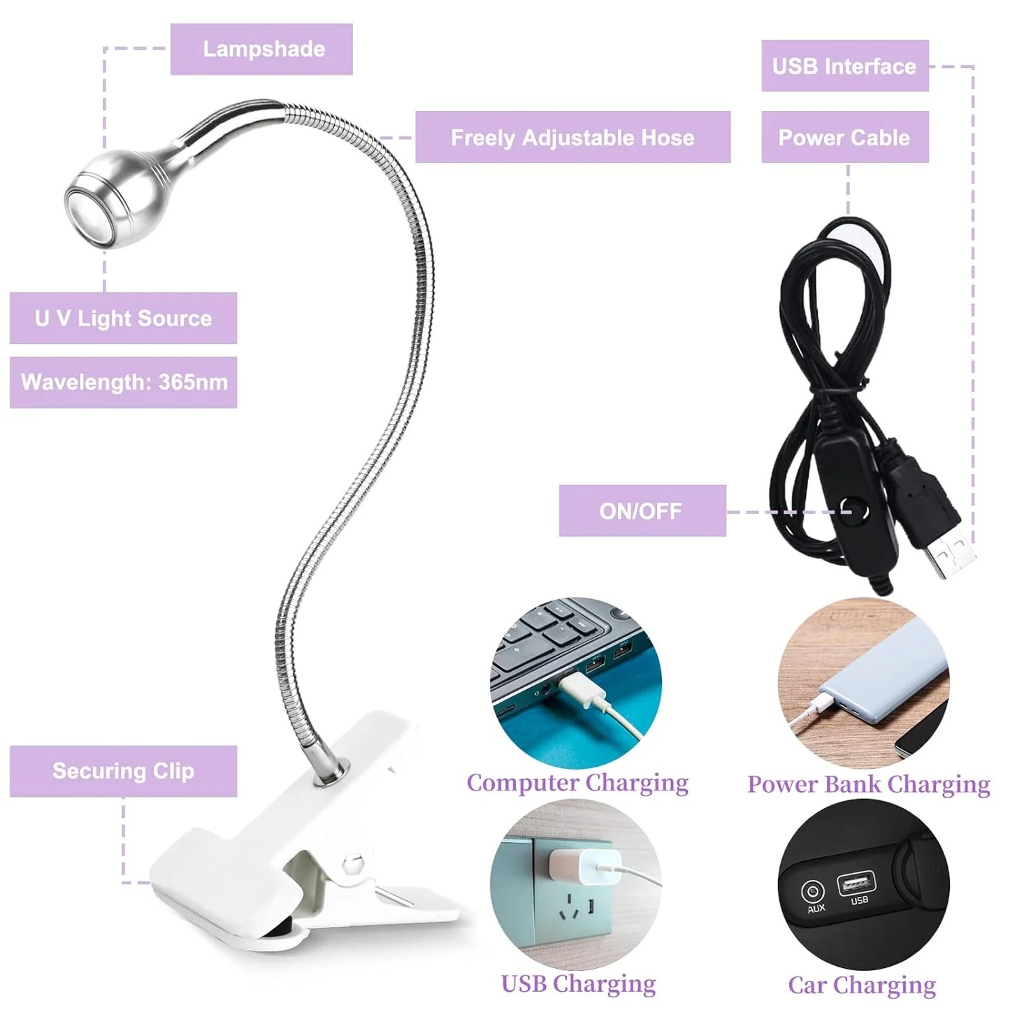 Miniatura 3 de Lampara LED UV Para Secado De Uñas